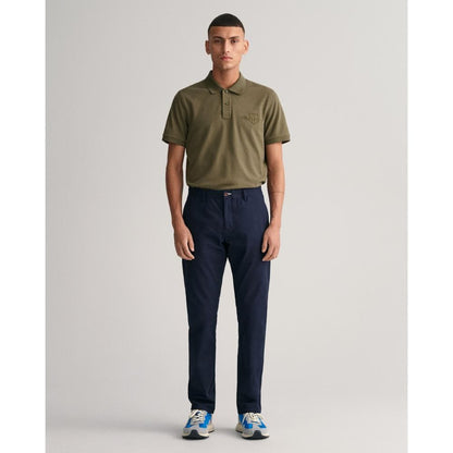 GANT Mens Slim Fit Tech Prep™ Chinos - 410 Marine