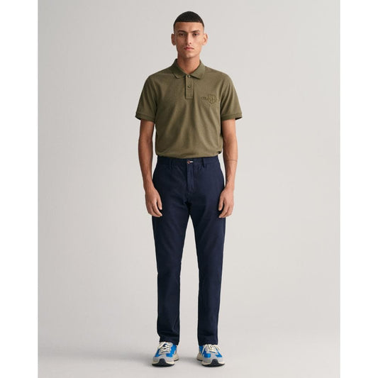 GANT Mens Slim Fit Tech Prep™ Chinos - 410 Marine