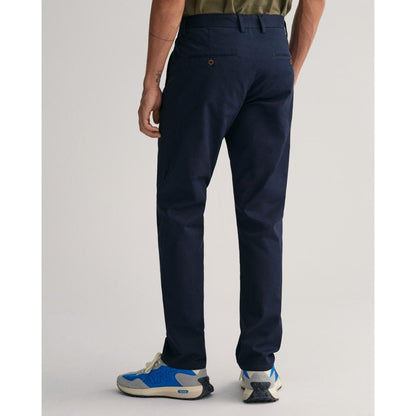 GANT Mens Slim Fit Tech Prep™ Chinos - 410 Marine