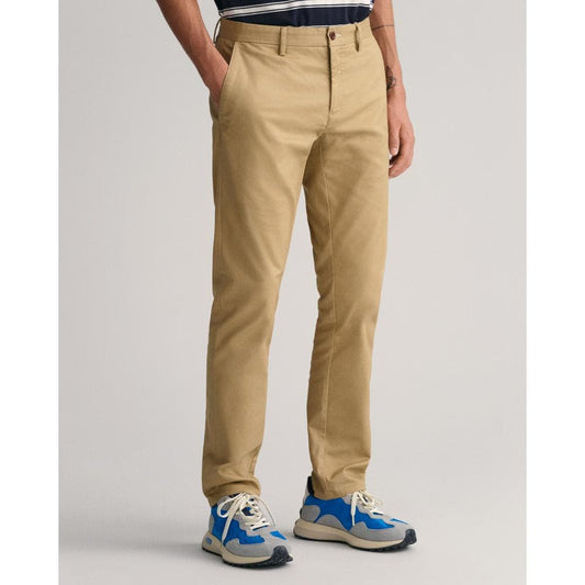 GANT Mens Slim Fit Tech Prep™ Chinos - 248 Dark Khaki