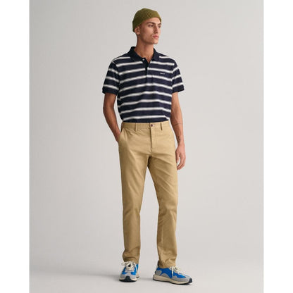 GANT Mens Slim Fit Tech Prep™ Chinos - 248 Dark Khaki