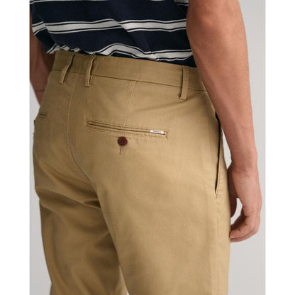 GANT Mens Slim Fit Tech Prep™ Chinos - 248 Dark Khaki