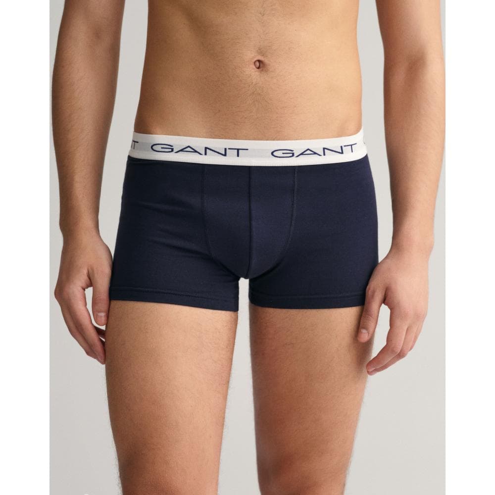 GANT 3-Pack Mens Cotton Jersey Trunks - 105 Multicolor