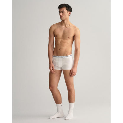 GANT 3-Pack Mens Cotton Jersey Trunks - 110 White