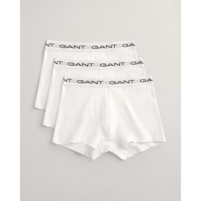 GANT 3-Pack Mens Cotton Jersey Trunks - 110 White