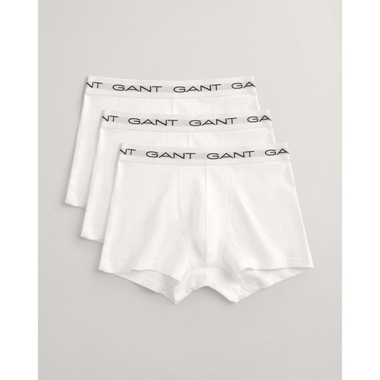GANT 3-Pack Mens Cotton Jersey Trunks - 110 White