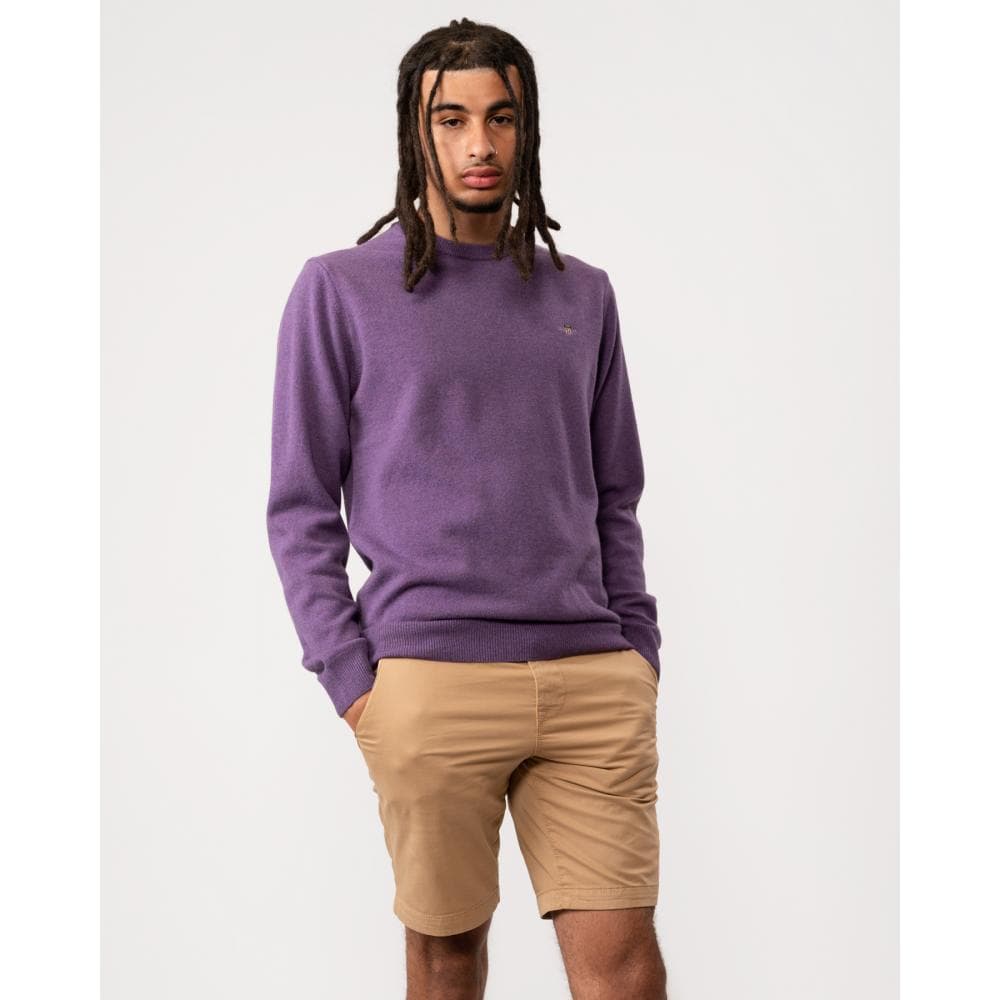 GANT Mens Superfine Lambswool Crew Neck Jumper