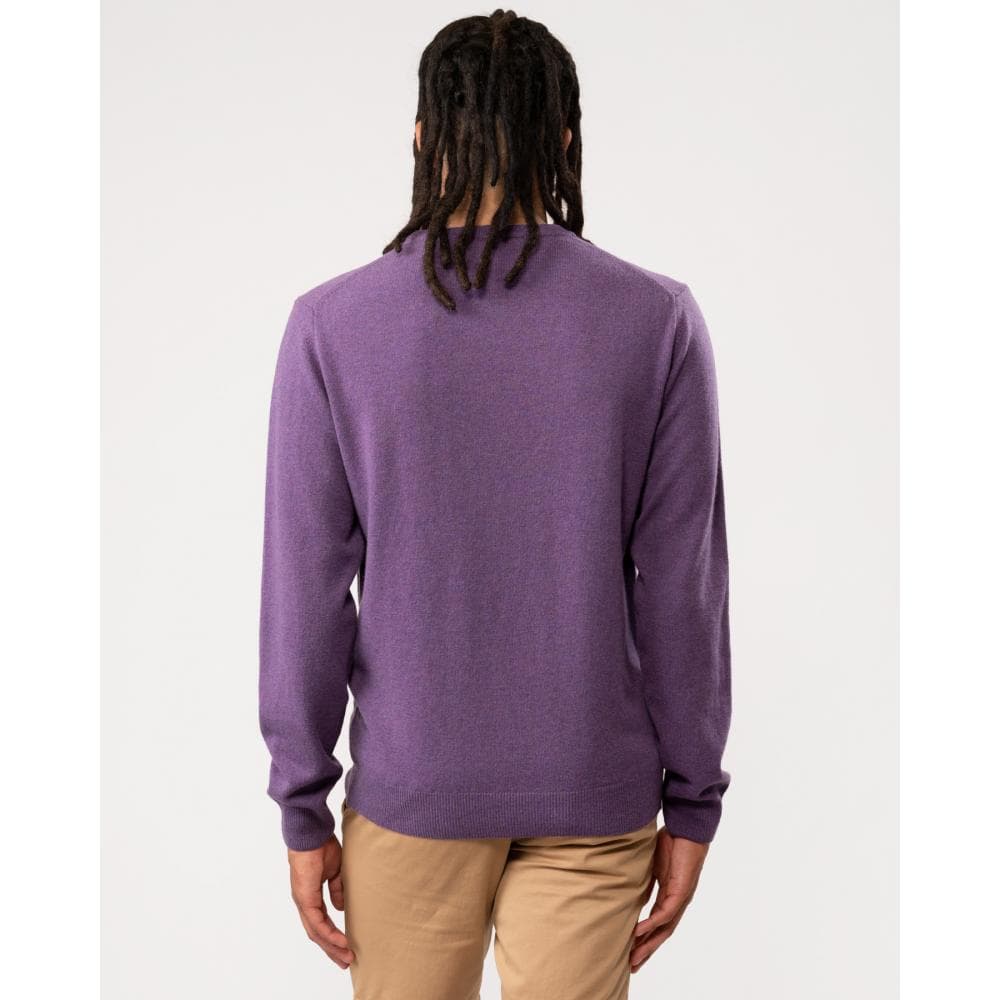 GANT Mens Superfine Lambswool Crew Neck Jumper - 538 Lilac