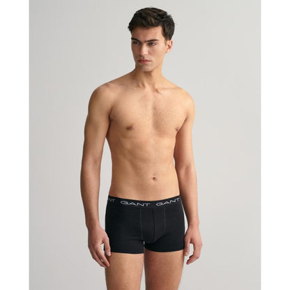 GANT 3-Pack Mens Cotton Jersey Trunks - 5 Black