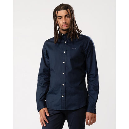 GANT Mens Slim Fit Long Sleeve Pinpoint Oxford Shirt