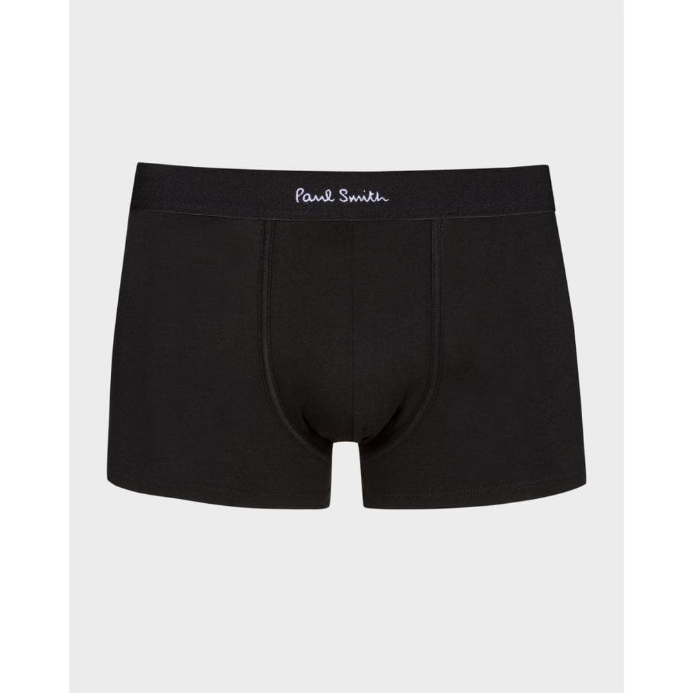 Paul Smith Paul Smith Mens Organic-Cotton Black/Mixed Stripe Boxer Briefs Three Pack