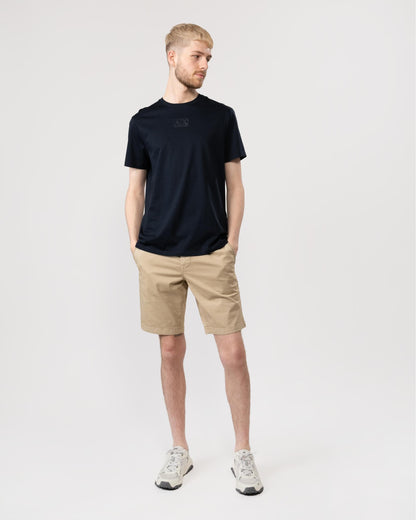 Armani Exchange Mens AX Outline Logo T-Shirt - Navy