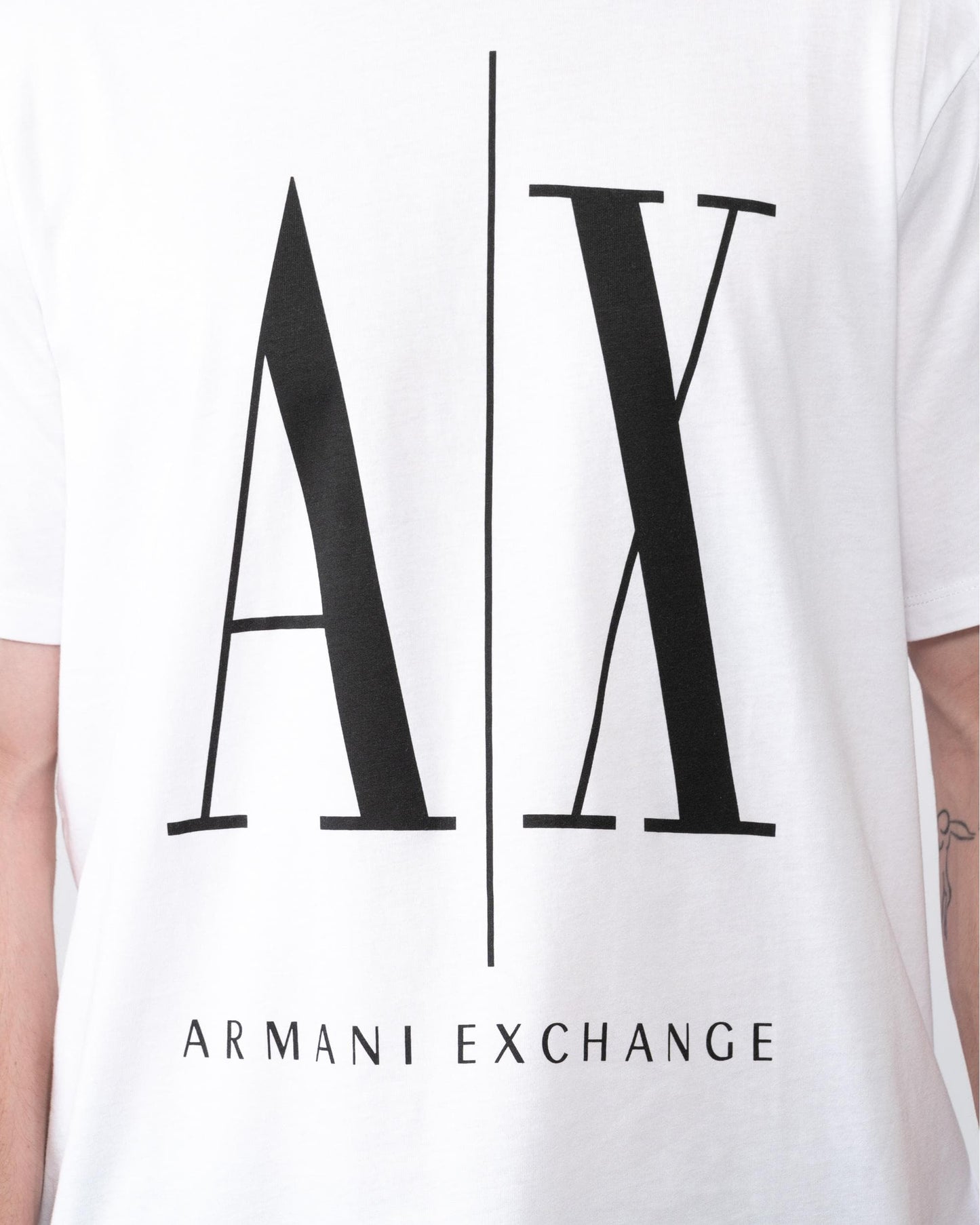 Armani Exchange Large A|X Logo Mens T-Shirt 