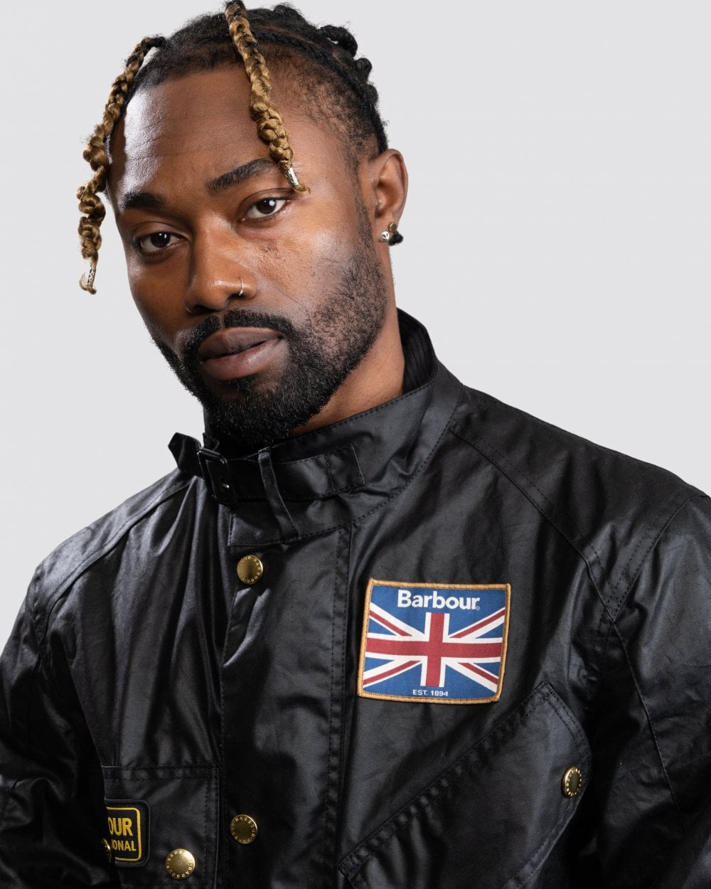 Barbour International Union Jack International Mens Wax Jacket