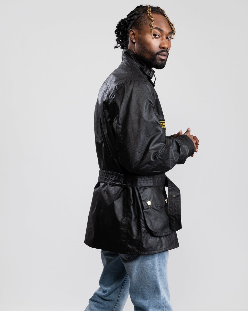 Barbour International Union Jack International Mens Wax Jacket