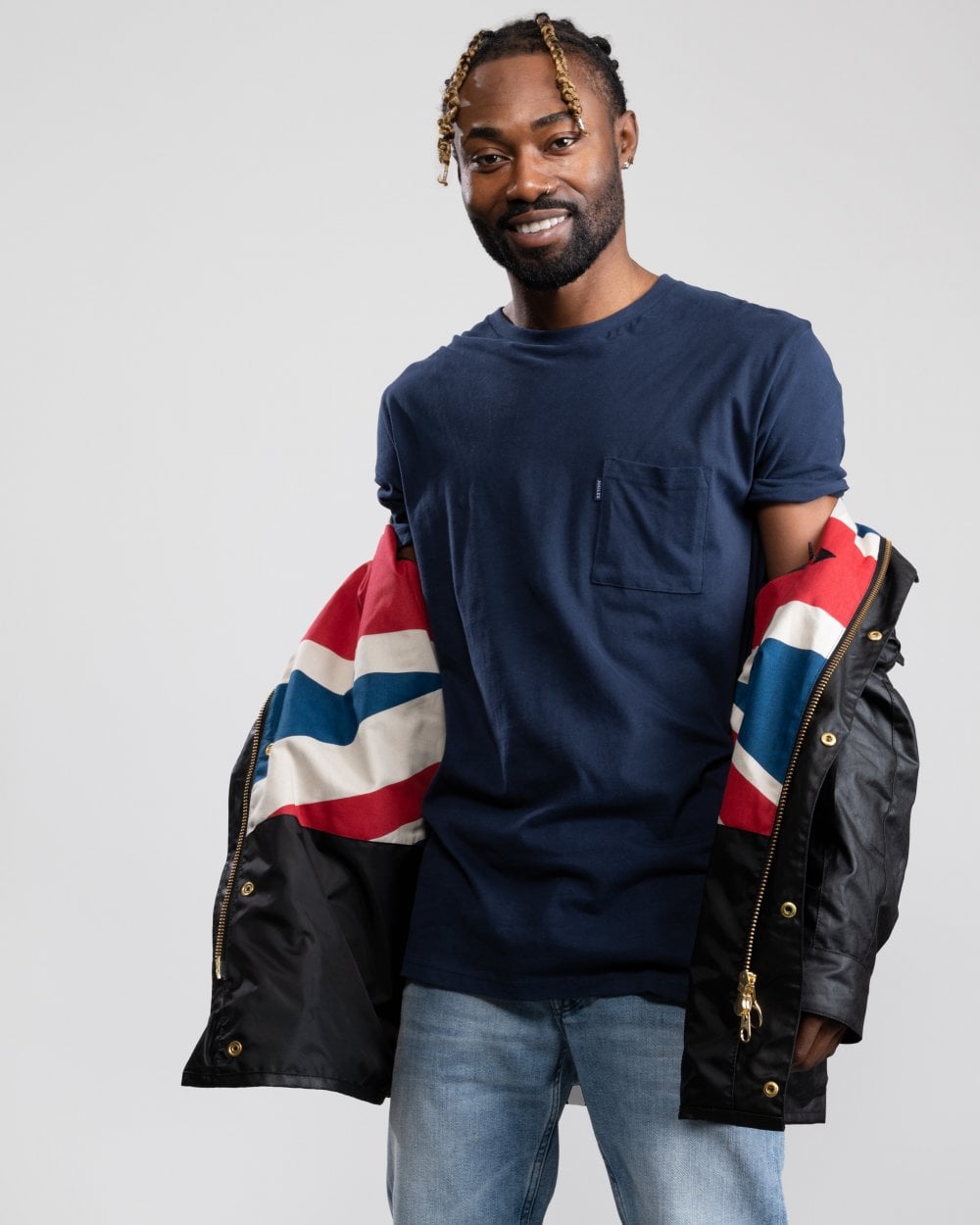 Barbour International Union Jack International Mens Wax Jacket
