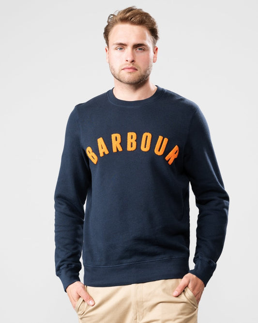 Barbour Prep Logo Crew Mens Sweatshirt