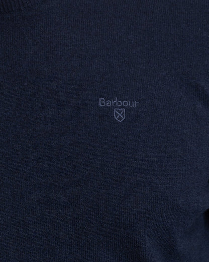 Barbour Essential Crew Neck Mens Jumper - Navy
