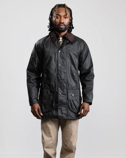 Barbour Beaufort Mens Wax Jacket - Sage