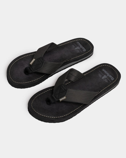 Barbour Toeman Mens Sandal - Black