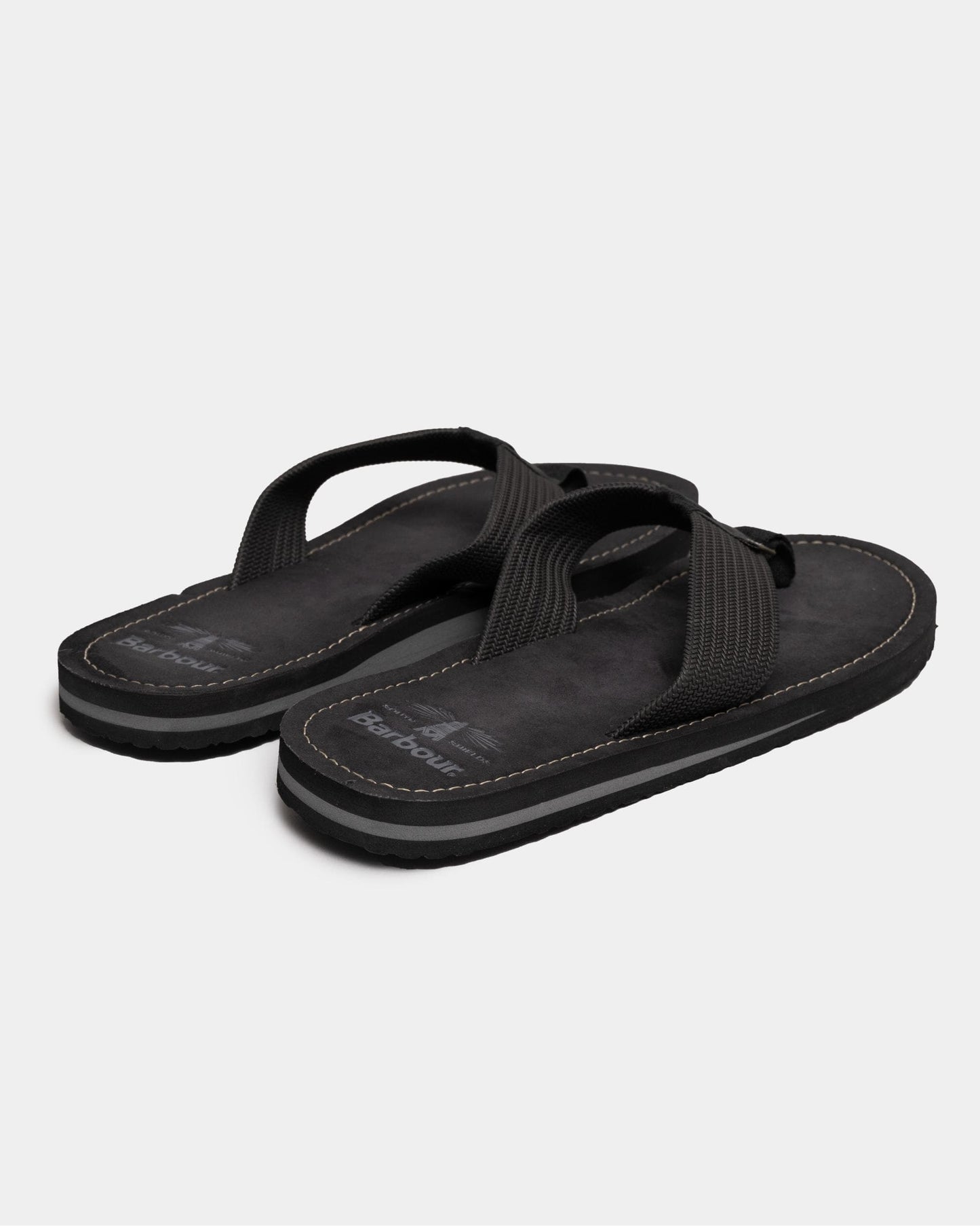 Barbour Toeman Mens Sandal - Black