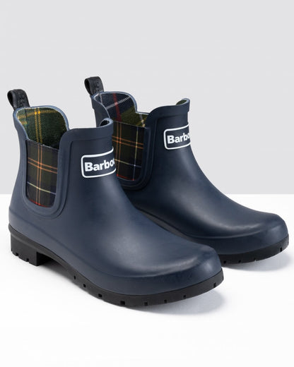 Barbour Kingham Womens Wellingtons - Navy