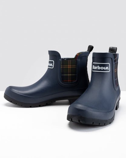 Barbour Kingham Womens Wellingtons - Navy