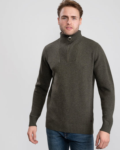 Barbour Nelson Essential Mens Half-Zip Jumper
