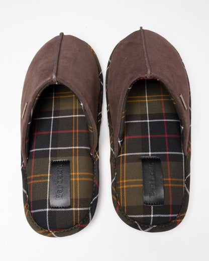 Barbour Foley Mens Slippers - Brown