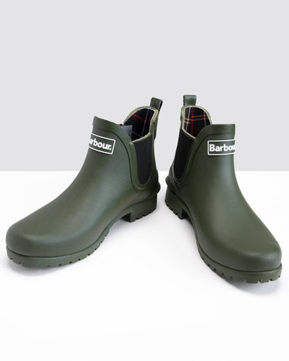 Barbour Wilton Womens Wellingtons - Olive