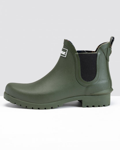 Barbour Wilton Womens Wellingtons - Olive