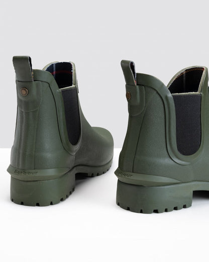 Barbour Wilton Womens Wellingtons - Olive