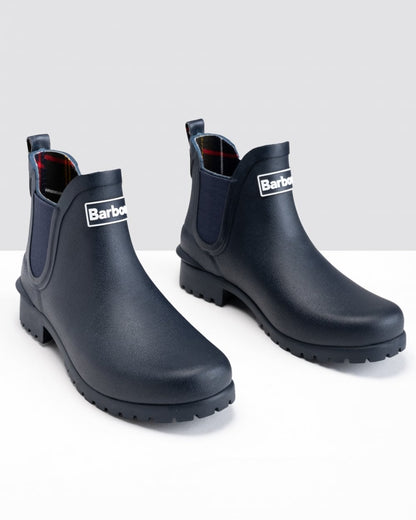 Barbour Wilton Womens Wellingtons - Navy