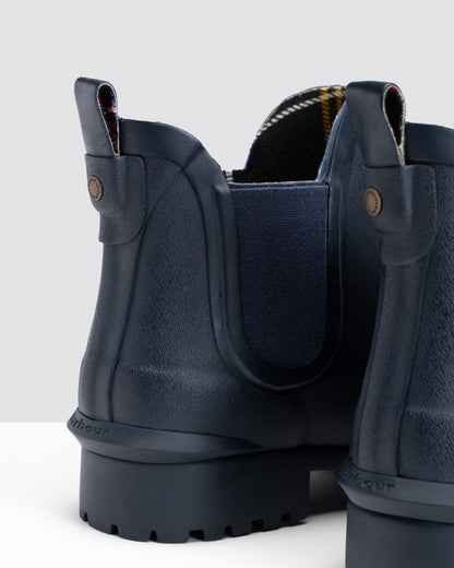 Barbour Wilton Womens Wellingtons - Navy
