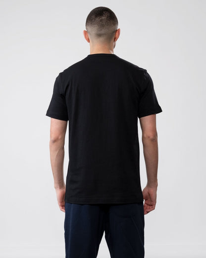 Belstaff Short Sleeved Mens Logo Patch T-Shirt - Black