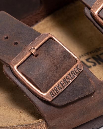 Birkenstock Arizona Oiled Nubuck Womens Sandals - Oiled Habana
