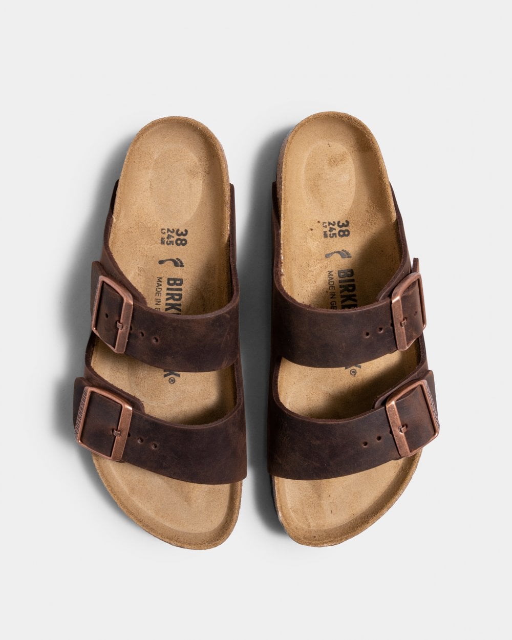 Birkenstock Arizona Oiled Nubuck Womens Sandals - Oiled Habana