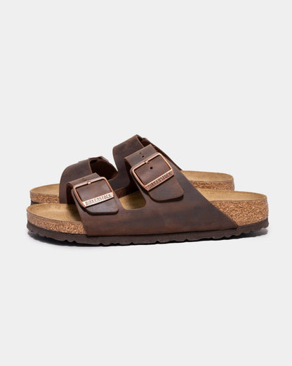 Birkenstock Arizona Oiled Nubuck Womens Sandals - Oiled Habana