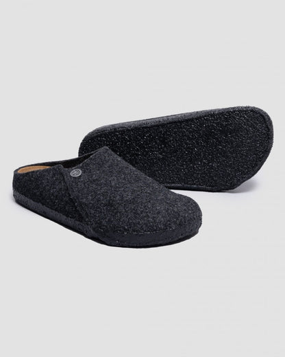 Birkenstock Zermatt Standard Wool Felt Unisex Clogs - Anthracite