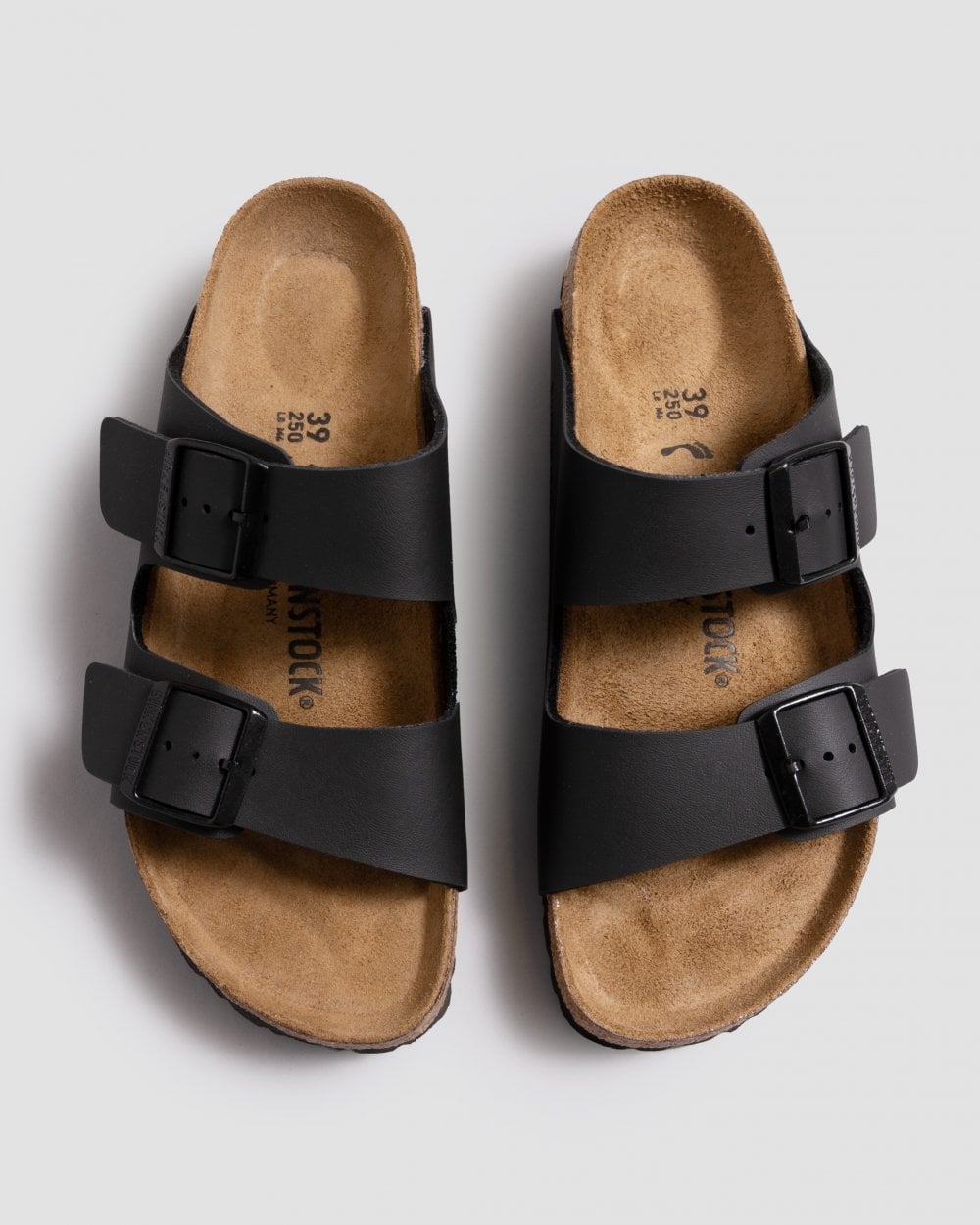 Birkenstock Arizona Narrow Birko-Flor Womens Sandals - Black