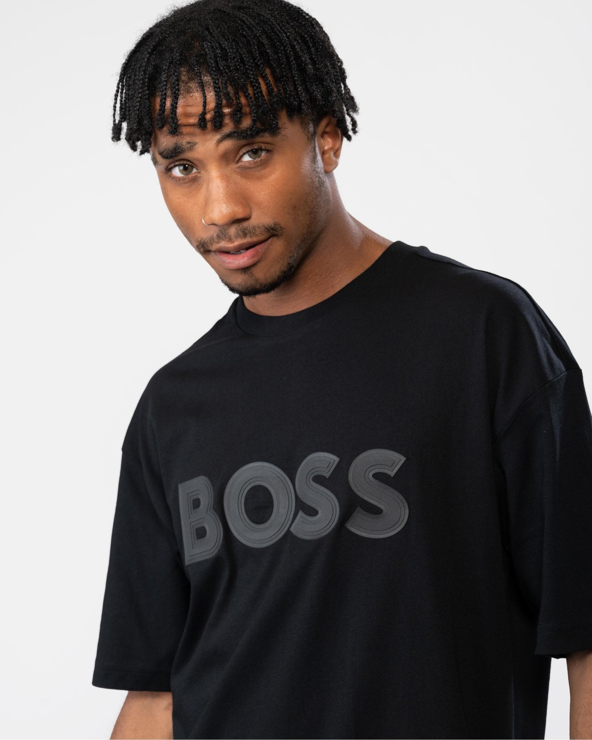 BOSS Green Lotus Mens T-Shirt