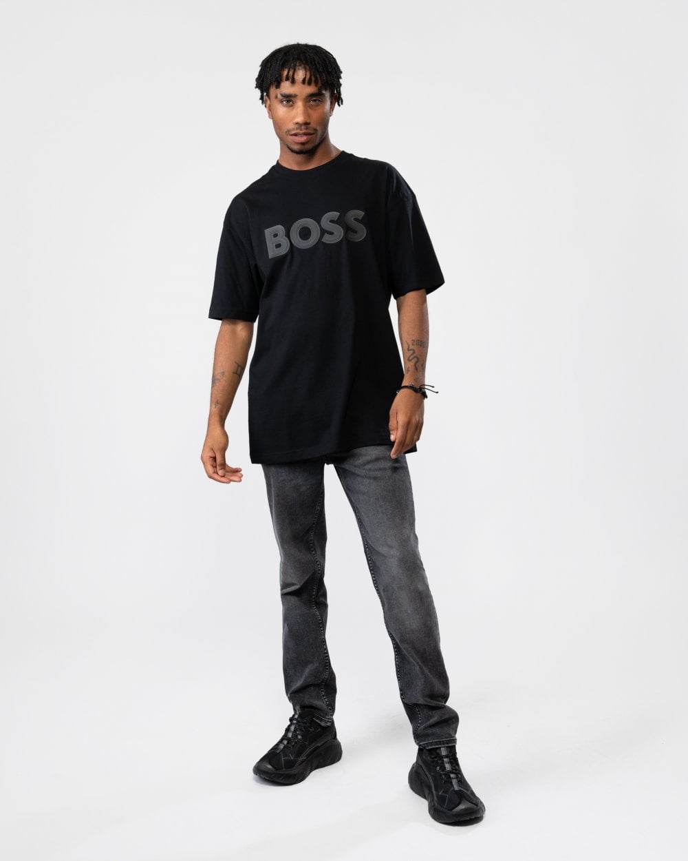 BOSS Green Lotus Mens T-Shirt