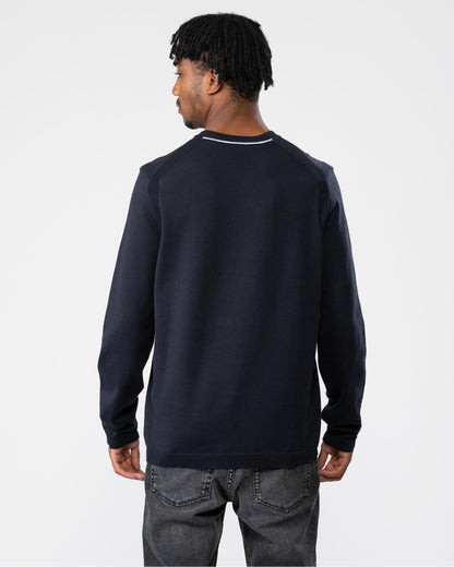 BOSS Green Ever-X Crew Neck Mens Jumper - Dark Blue 402