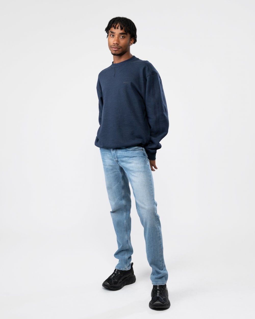 BOSS Orange Weglitchstitch Mens Sweatshirt