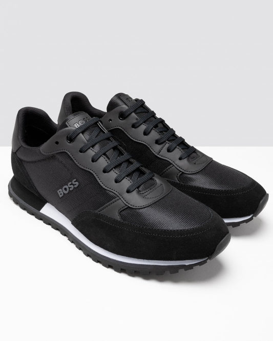 BOSS Orange Parkour-L Mixed Material Runner Mens Trainers