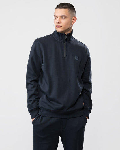 BOSS Orange Zetrust Mens 1/4 Zip Sweatshirt