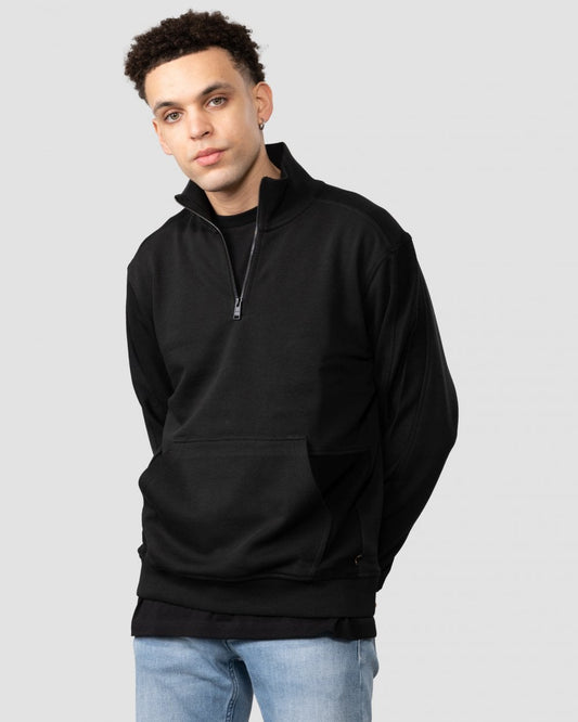 BOSS Orange Z_Patch Mens 1/4 Zip Sweatshirt