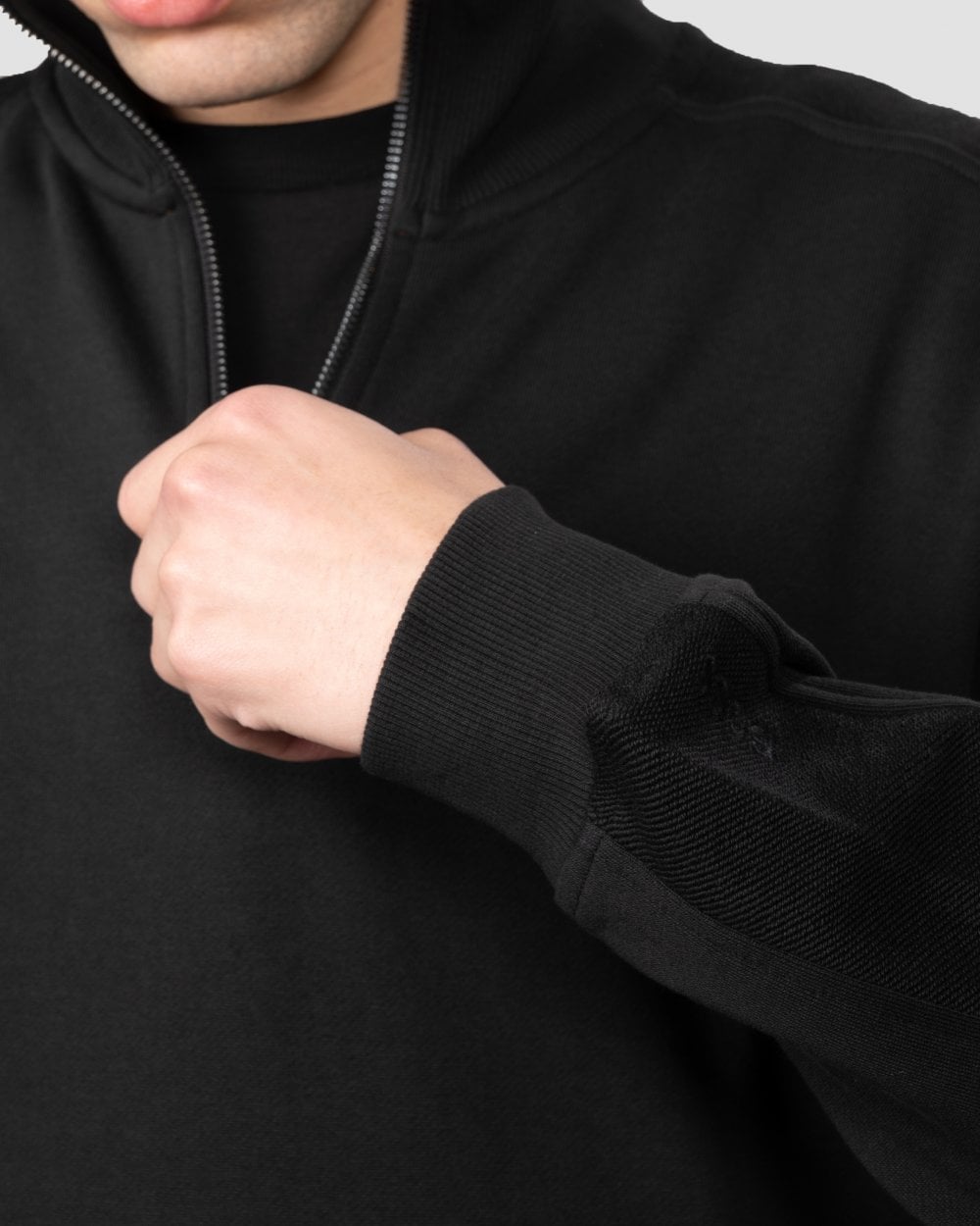 BOSS Orange Z_Patch Mens 1/4 Zip Sweatshirt