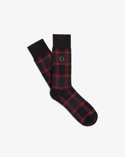 Fred Perry Mens Tartan Socks C6150