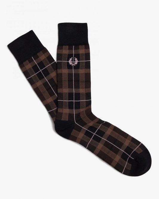 Fred Perry Fred Perry Mens Tartan Socks C6154